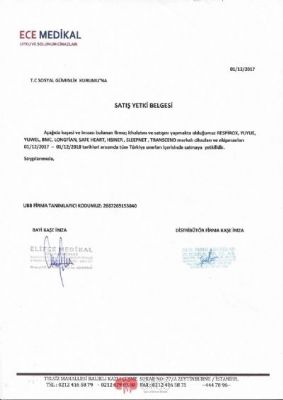 Sales Authorization Certificate